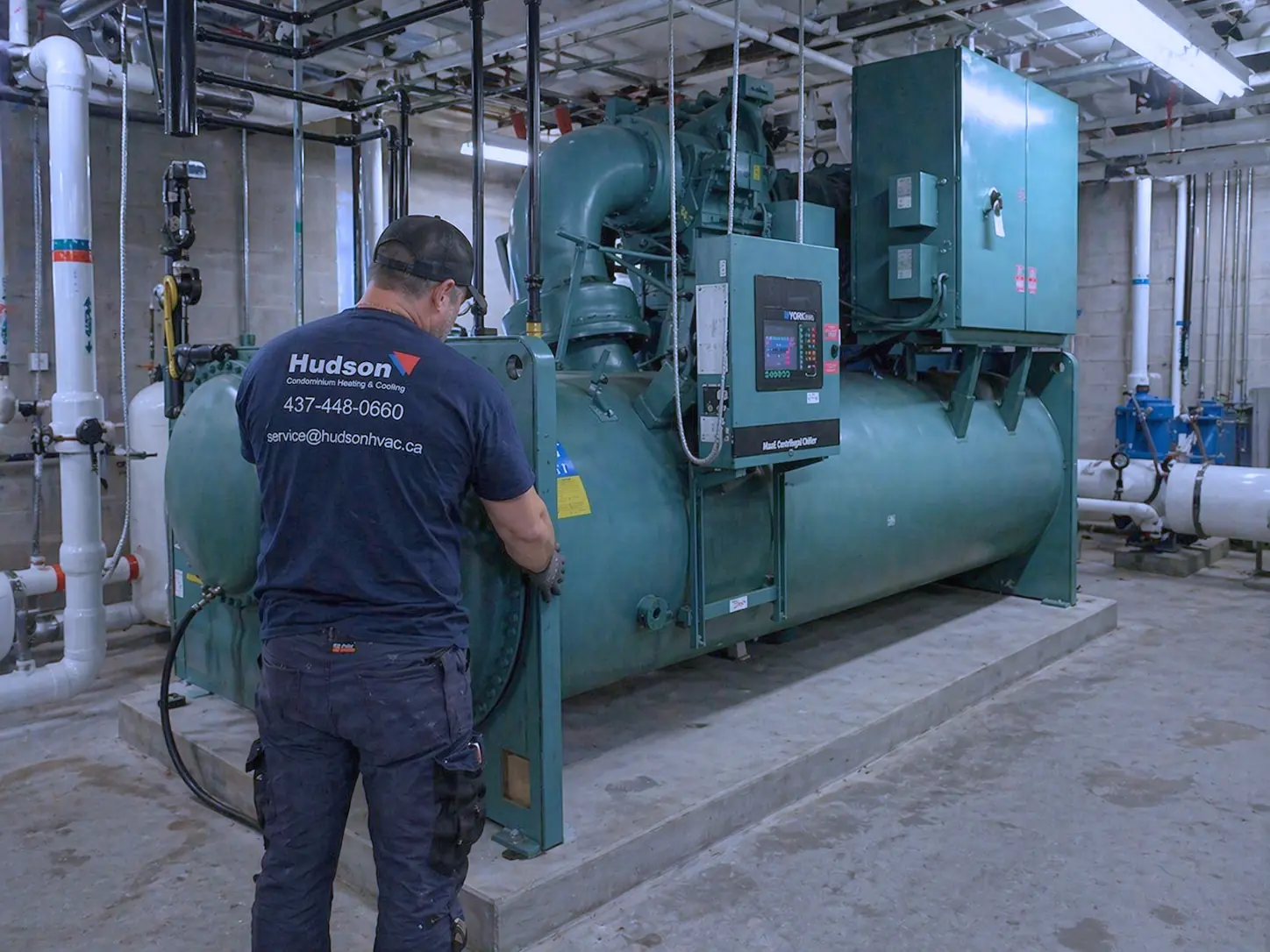 Chiller plant operation and service