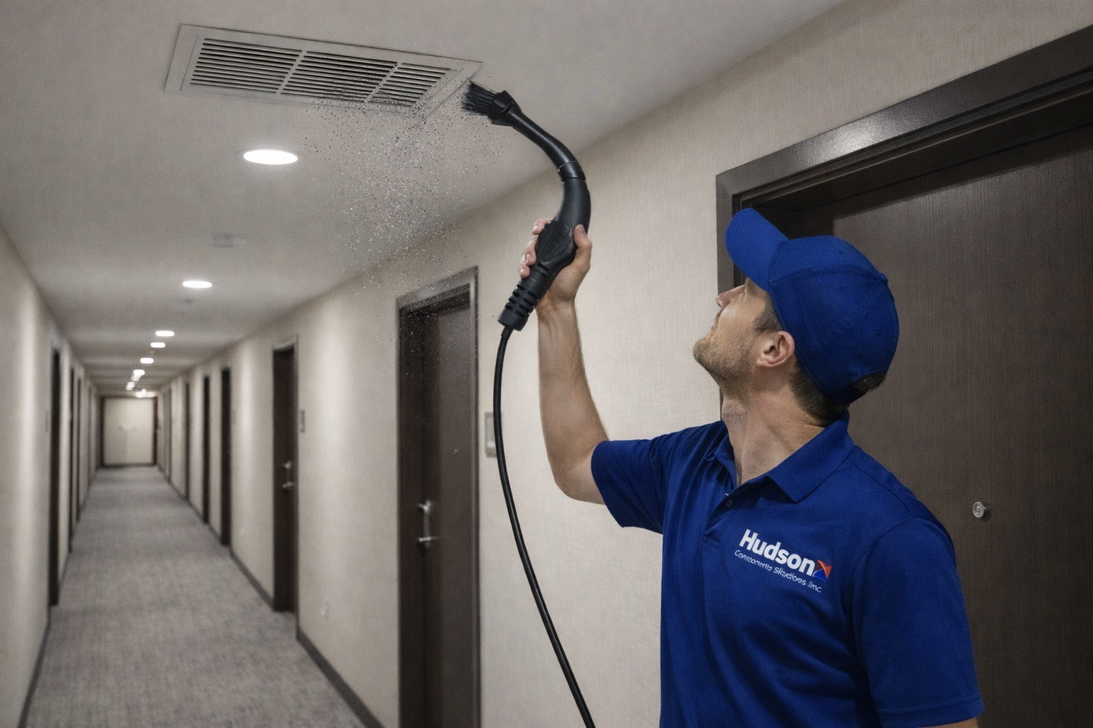 Hudson hallway grilles cleaning service in Toronto condo