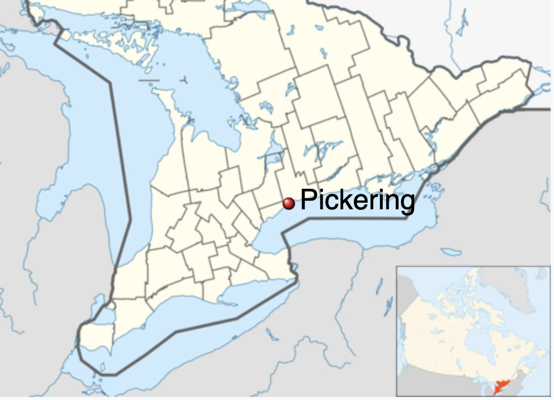 Pickering neighborhoods map - Hudson HVAC service area